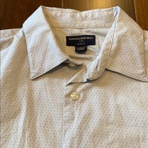 Banana Republic Slim Fit Button Down Dress Shirt